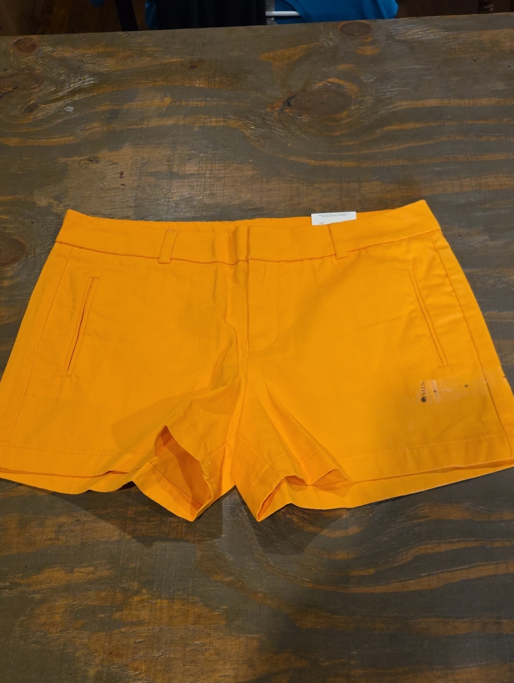 STYLUS High-Waist Orange Women's Shorts